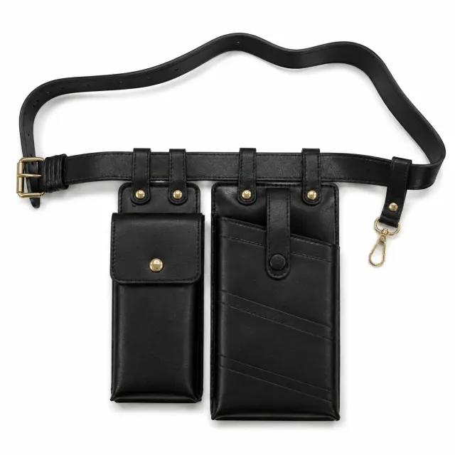 Gallantry Paris L'Urbain sac banane noir ceinture