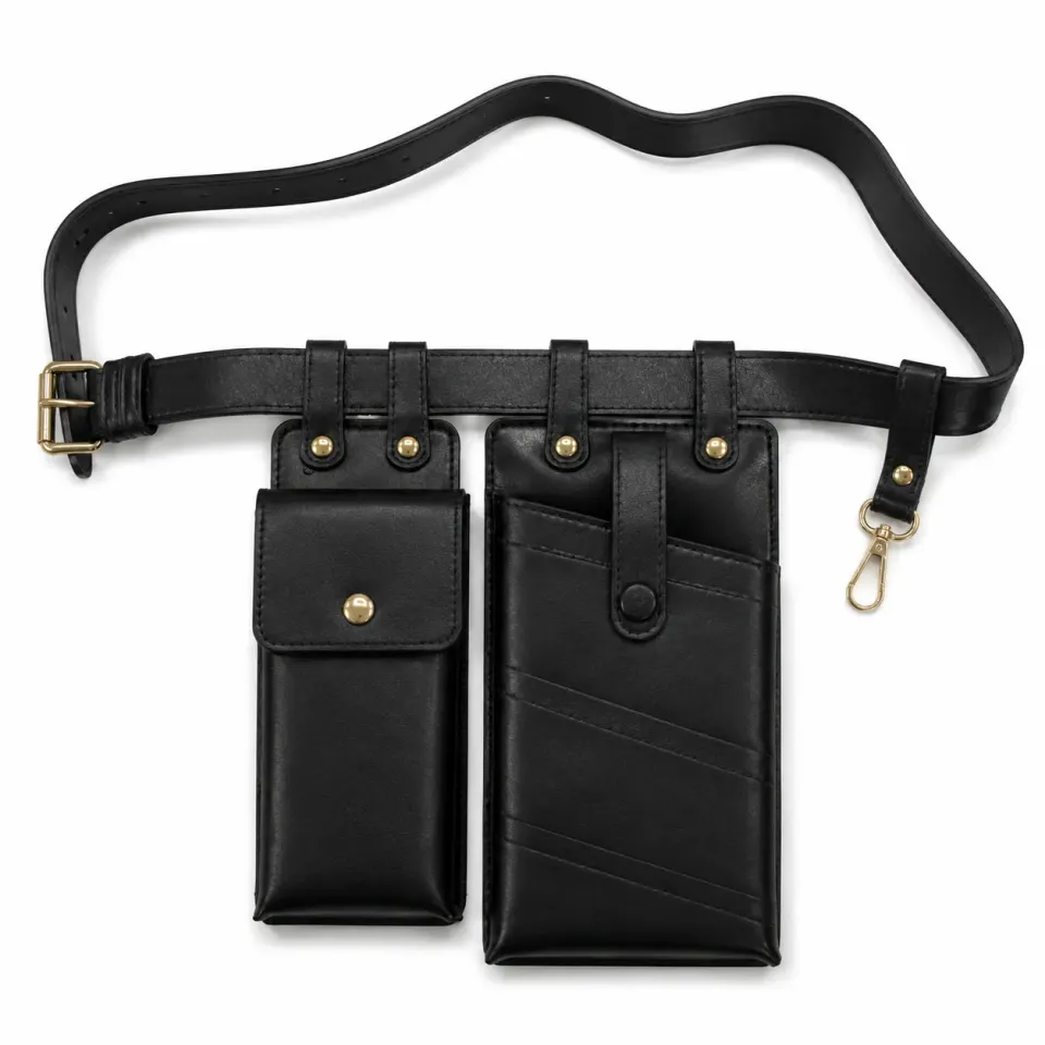 Gallantry Paris L'Urbain sac banane noir ceinture