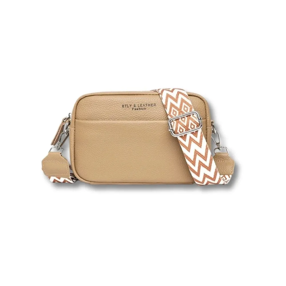 Maison Sacoches Anna petit sac à main femme marron cuir