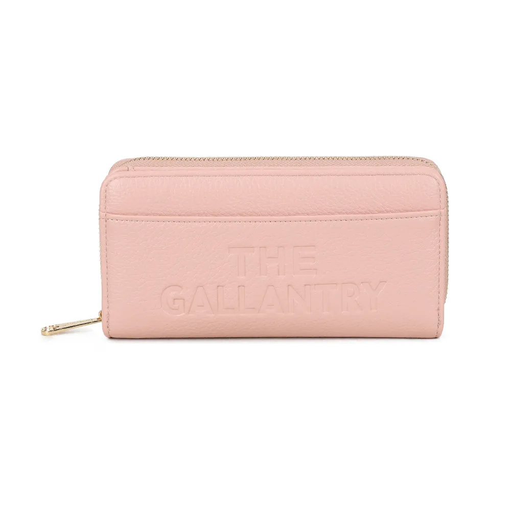 Gallantry Le Compagnon Tendre portefeuille noir 19 cm zippé