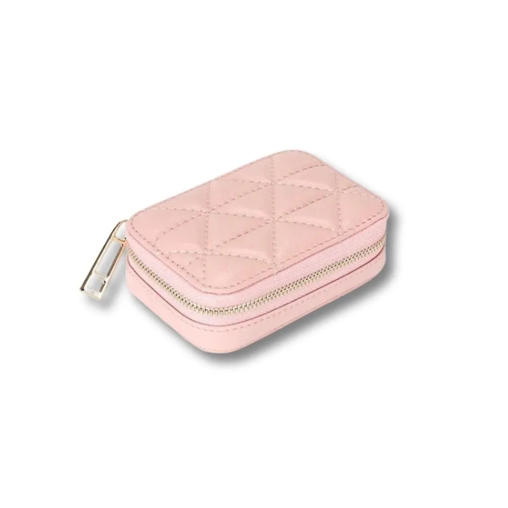 Maison Sacoches Glow petite trousse maquillage Rose cuir