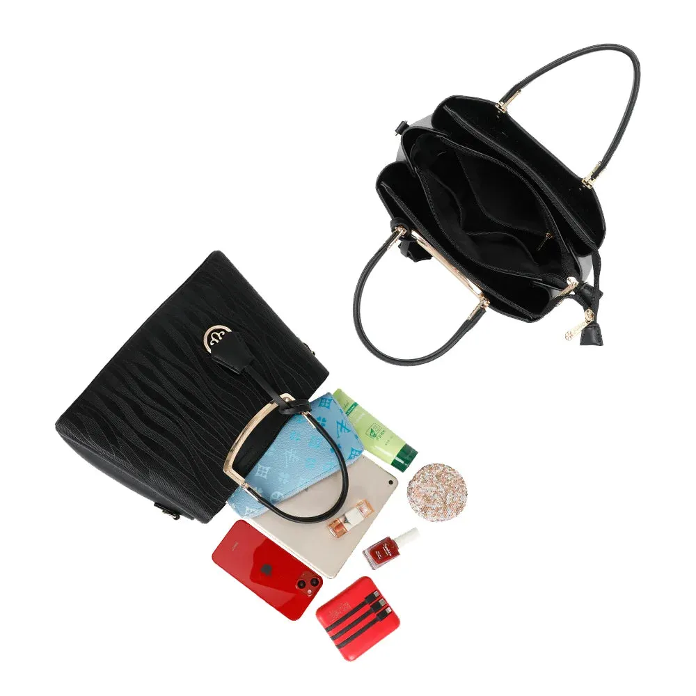 Gallantry Paris Noréline sac à main ondulé 30 cm