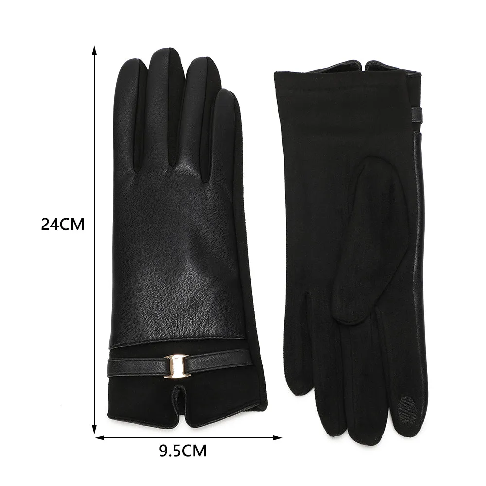 Gallantry Paris Boucle Prestige gants noir tactile