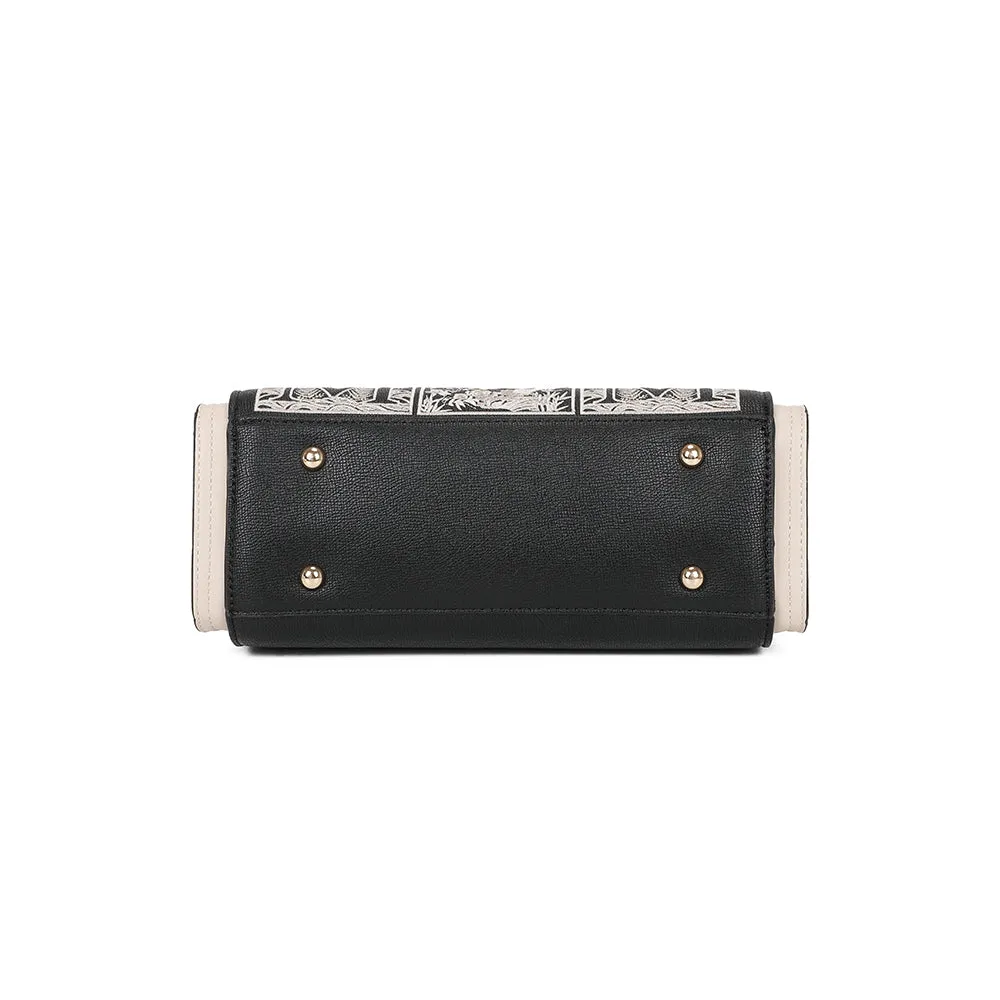Gallantry Paris Margaux sac bandoulière noir/beige