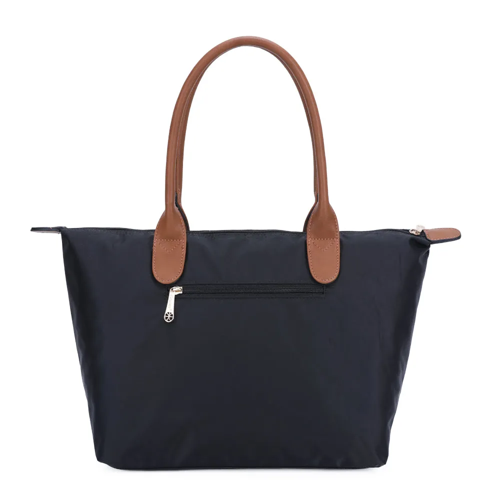 Gallantry Paris La Balade Large cabas nylon noir zippé