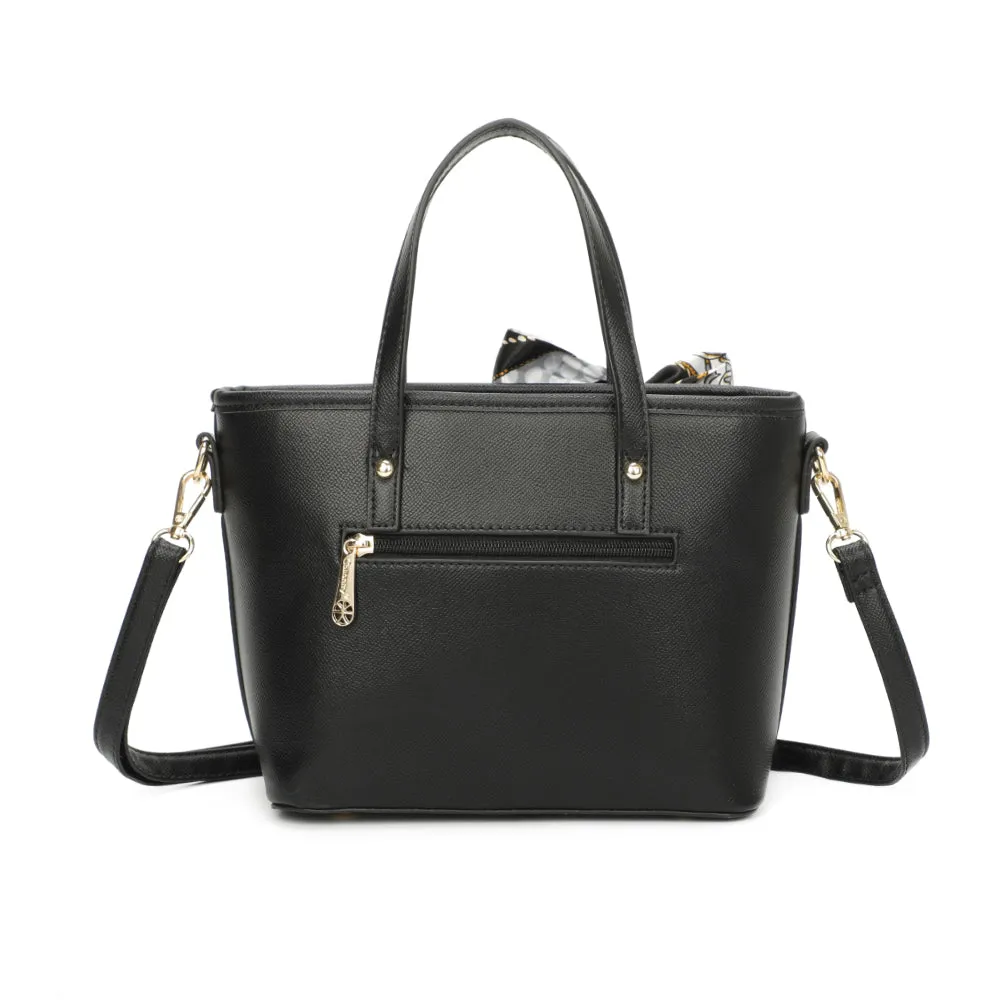 Gallantry Paris Le Amélis sac à main Noir foulard
