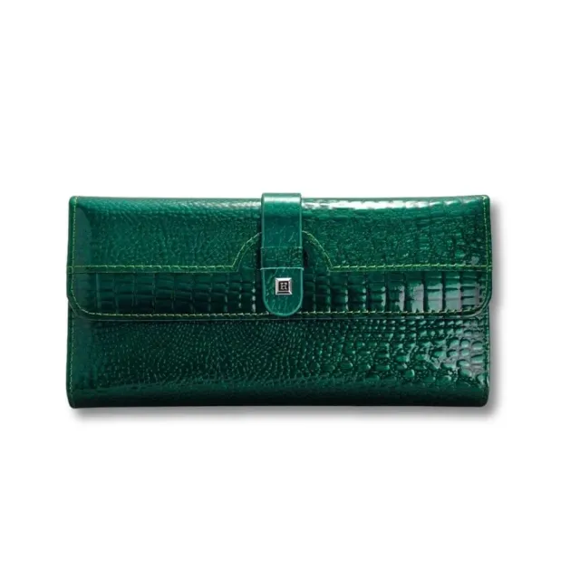 Maison Sacoches Lunéa portefeuille femme noir cuir