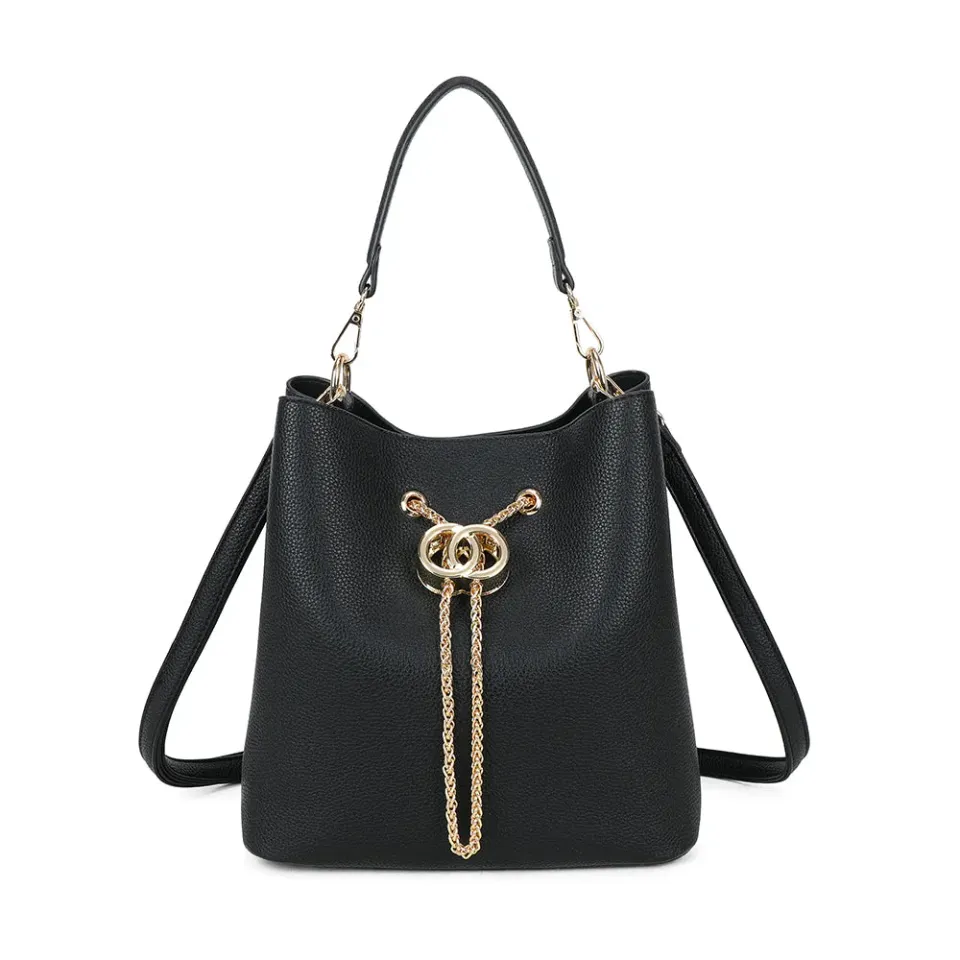 Gallantry Paris Le Régent sac seau bordeaux grainé