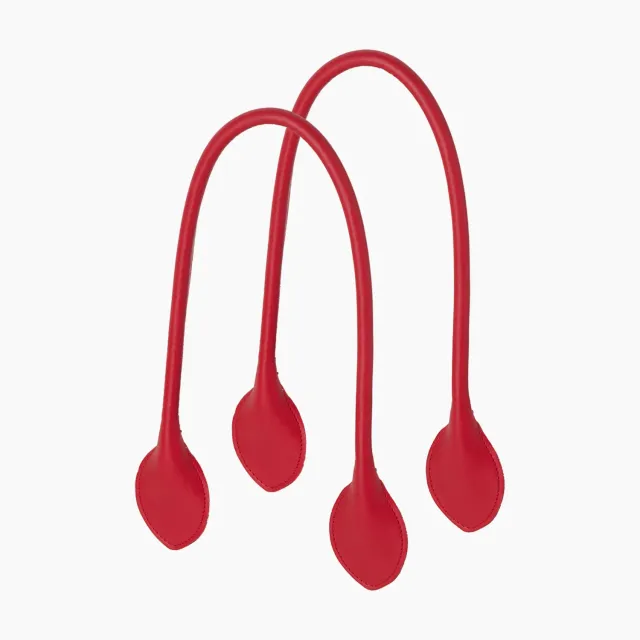 O bag anse longue cœur rouge tomate sac tissé