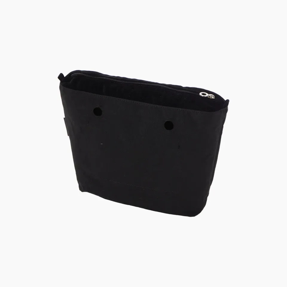 O bag Mini pochette intérieure chenille noire