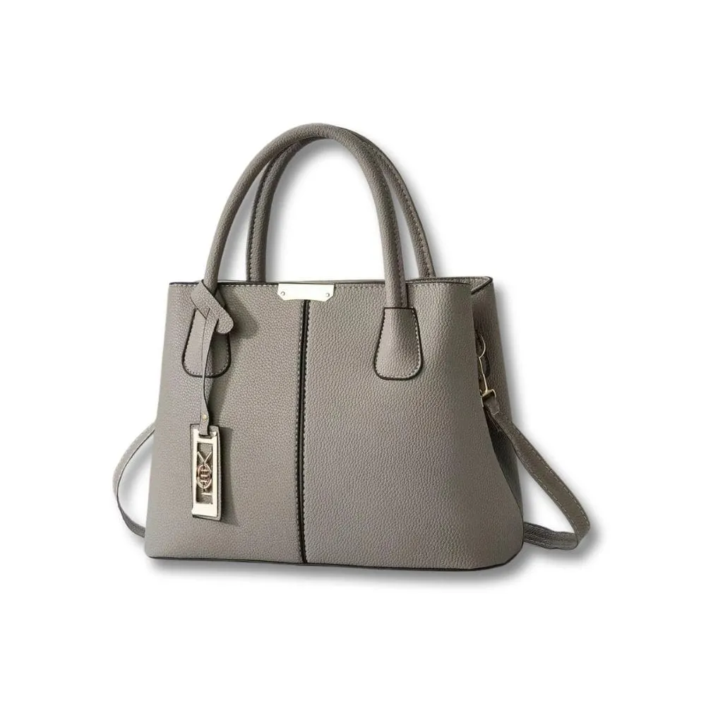 Maison Sacoches Roxane tote bag violet bandoulière amovible