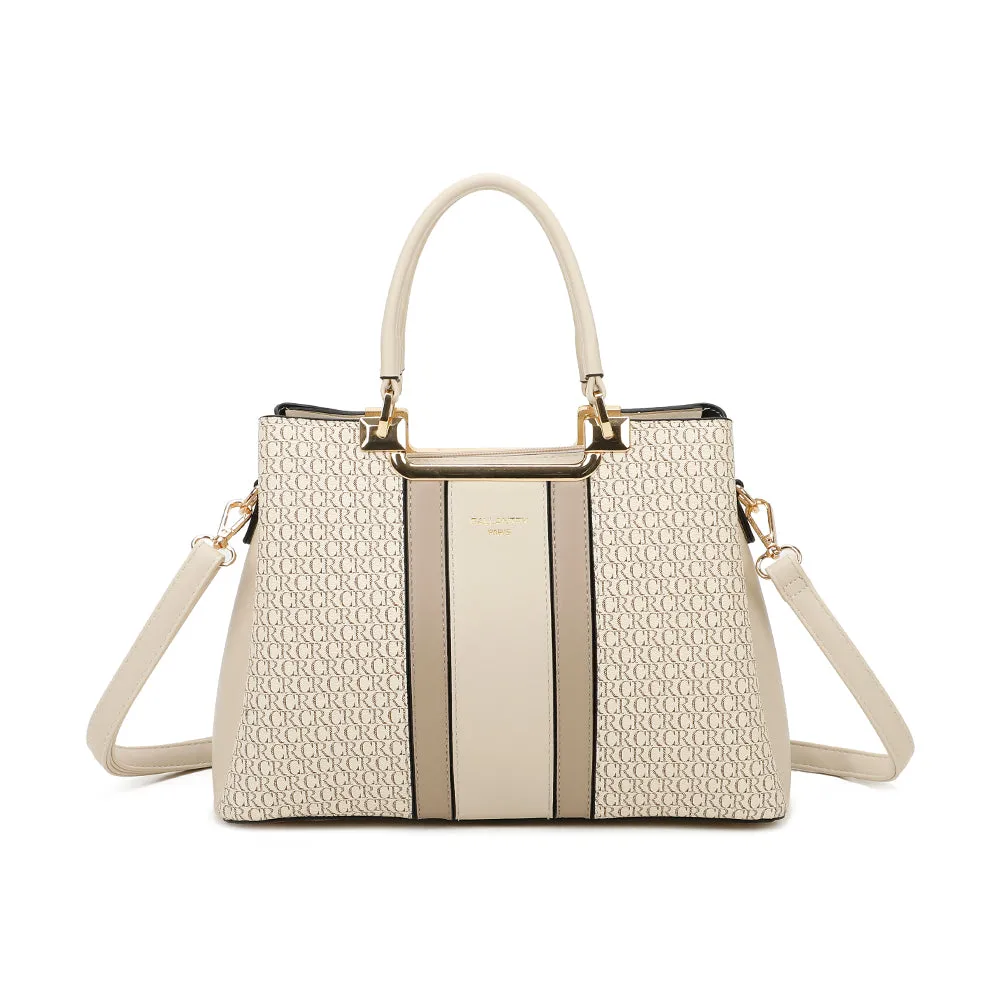 Gallantry Paris Monogram Chic sac à main Beige/Taupe monogramme