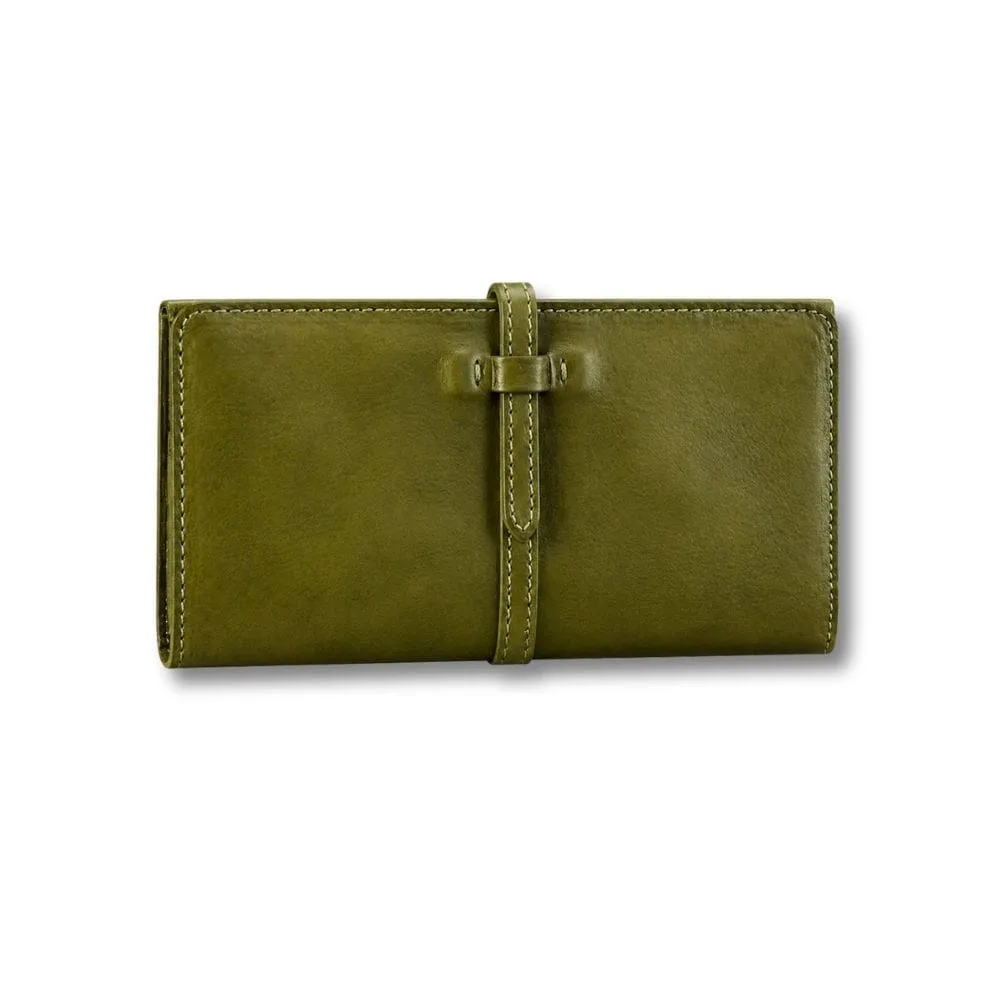 Maison Sacoches Avana Pochette Femme Cuir Brun Vintage