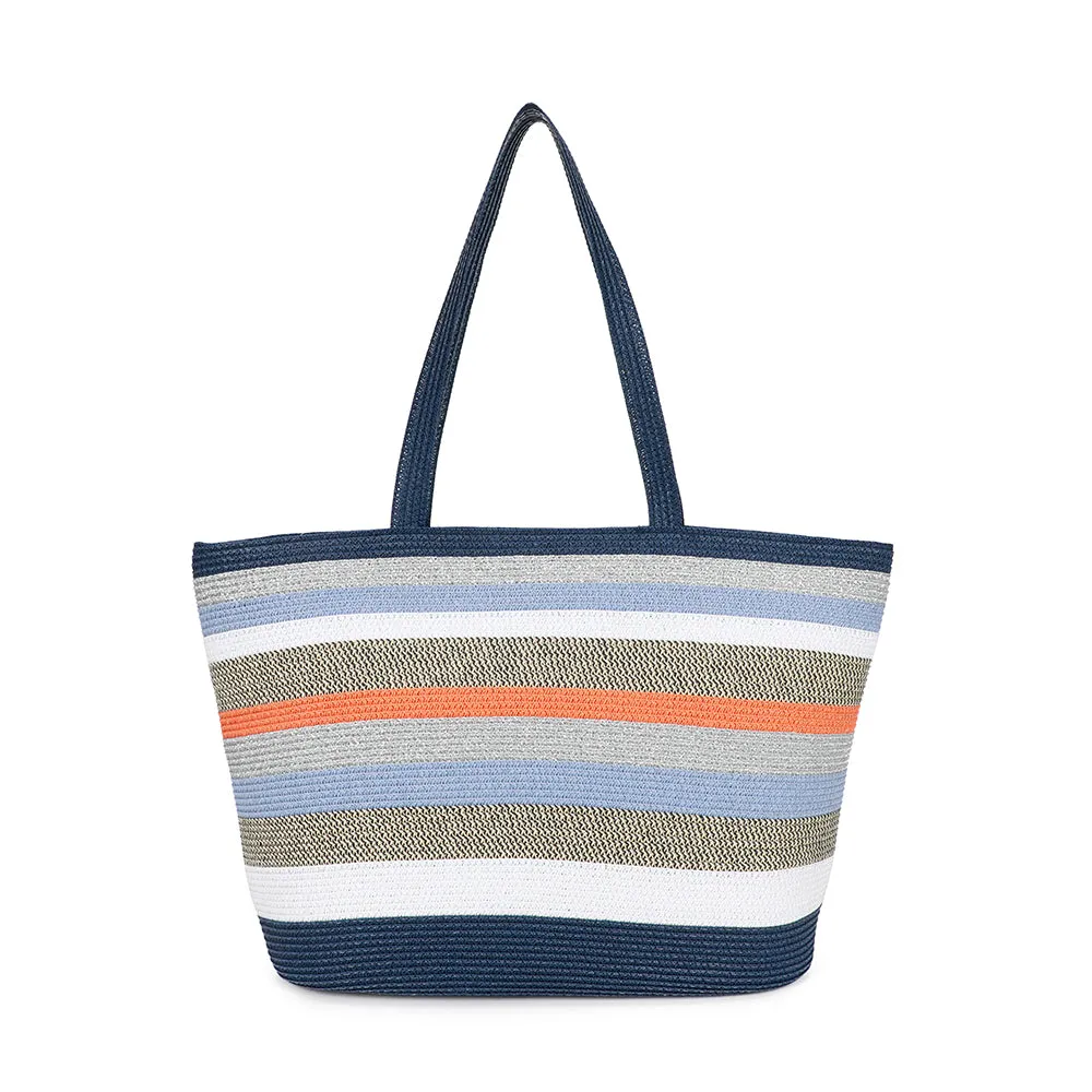 Gallantry Paris Côte Sauvage sac fourre-tout rayé bleu