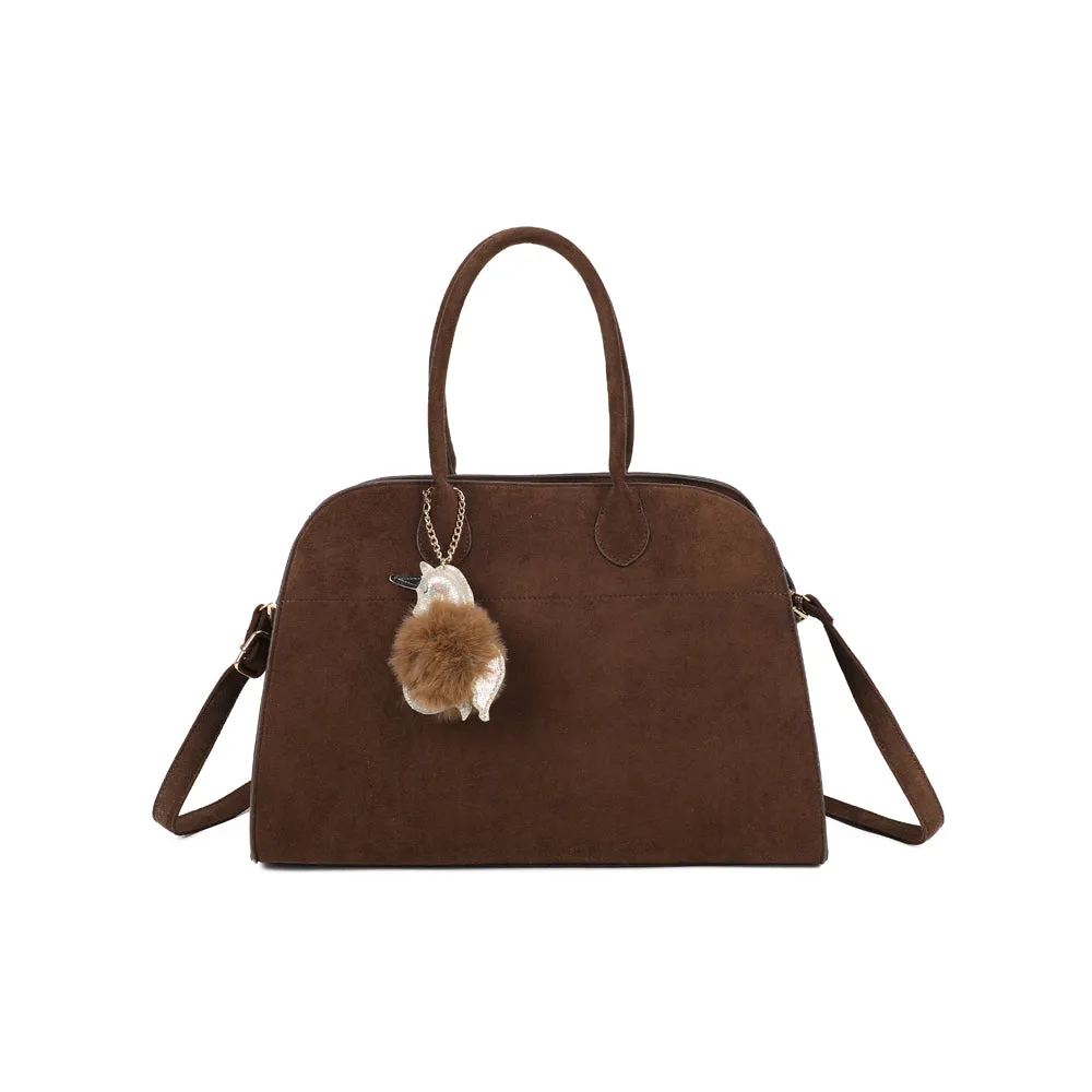 Gallantry Vera Velours sac à main marron velours