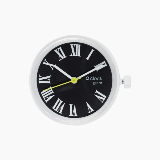 O bag O clock great mécanisme montre blanc chiffres romains