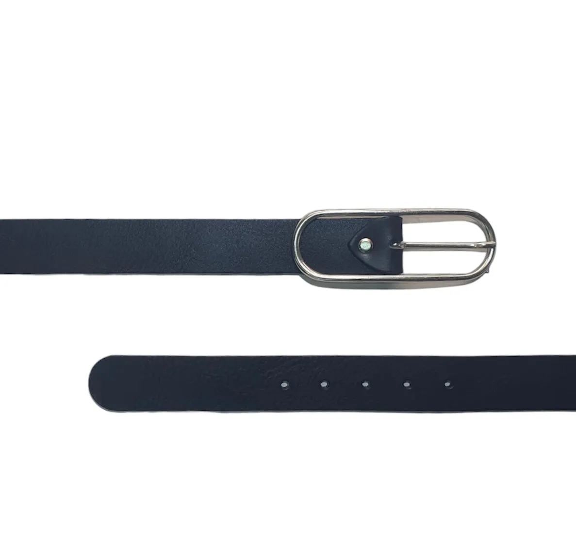 Hexagone Cuir Bella ceinture cuir femme noire 90 cm