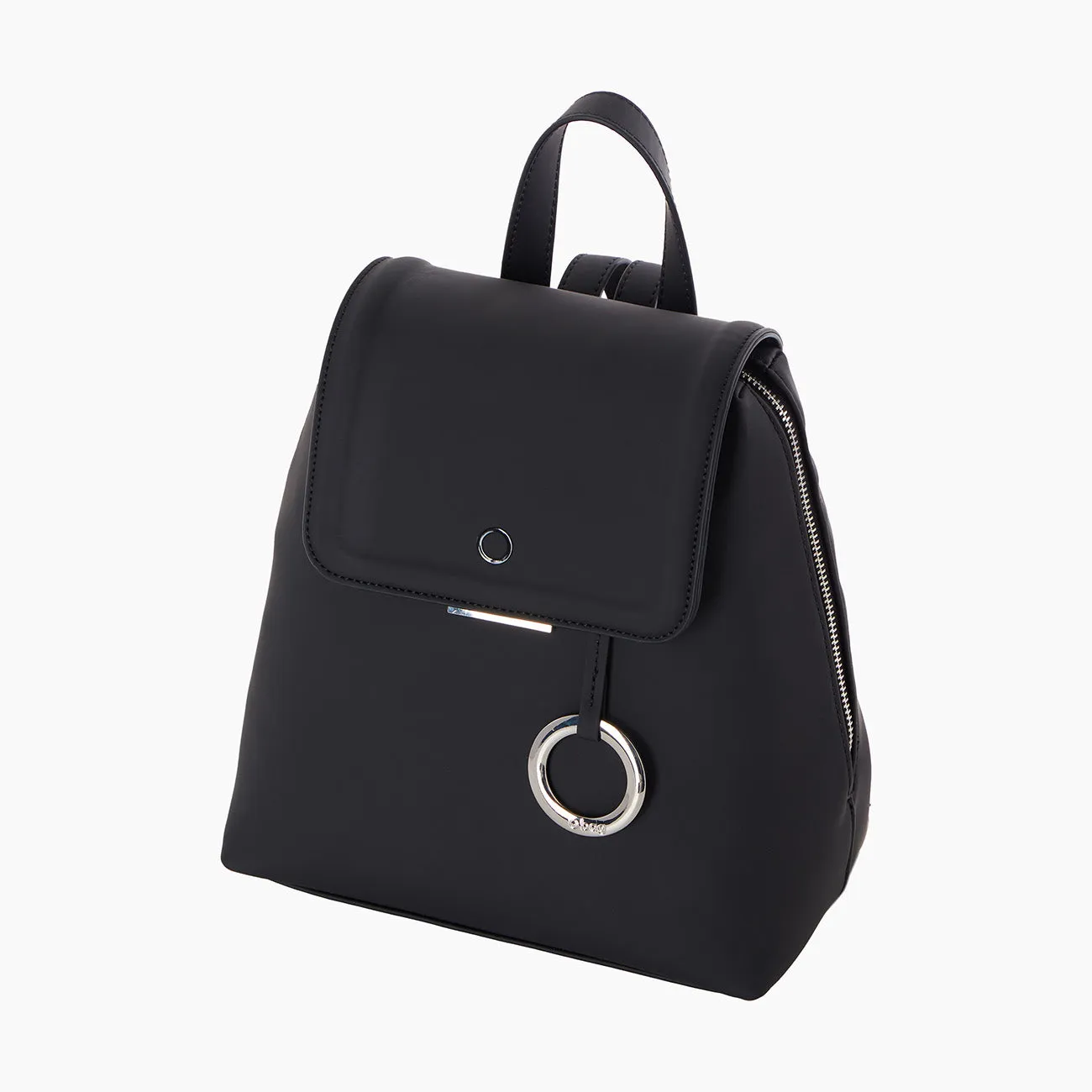 O bag Chilly sac à dos complet toile gommée noir