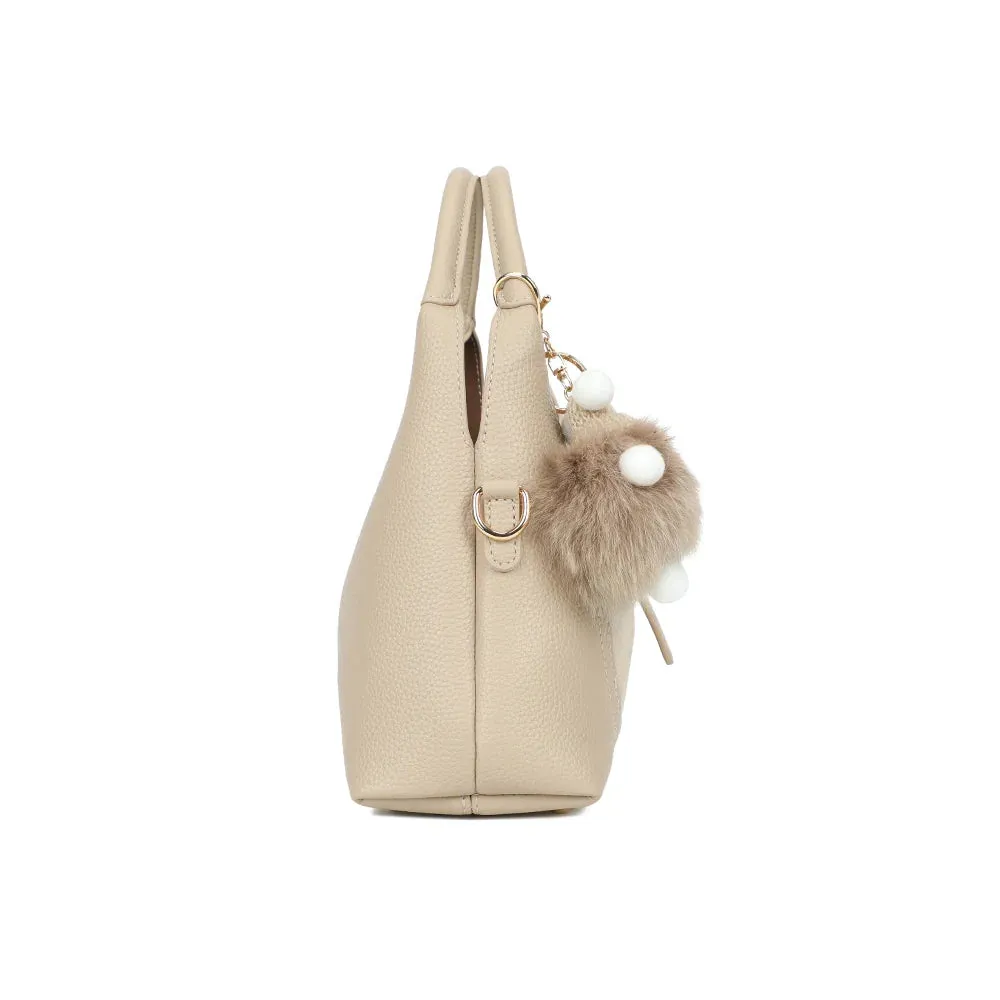 Gallantry Le Santal sac à main pompon Bordeaux