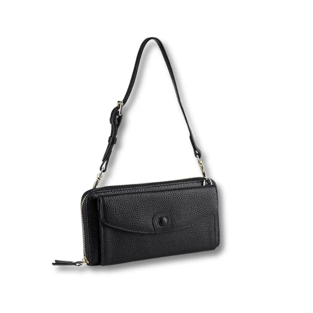 Maison Sacoches Rivia sac porte-monnaie rose cuir