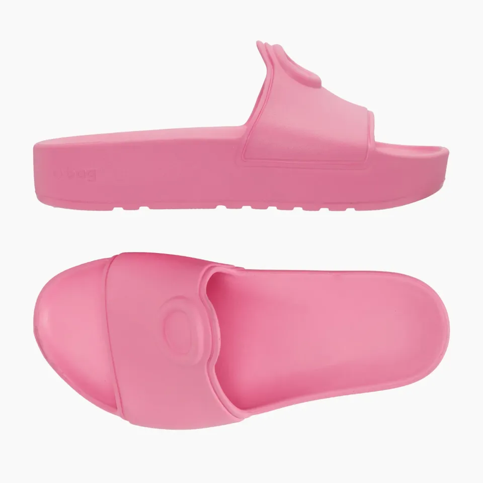 O bag O slippers claquettes rose semelle souple