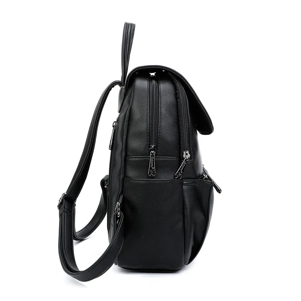 Gallantry Paris Compact sac à dos simili noir