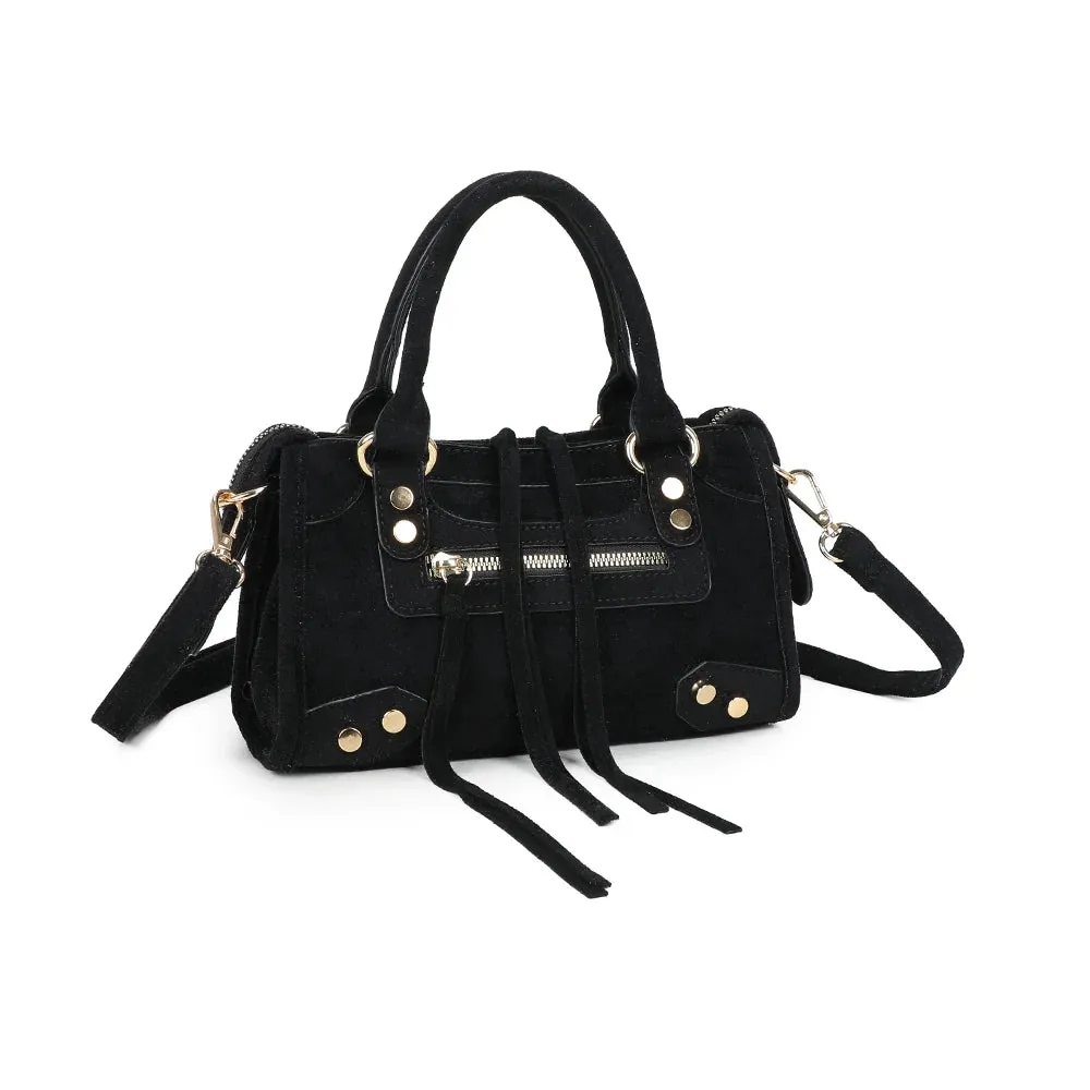 Gallantry Paris Velora sac à main noir suédine