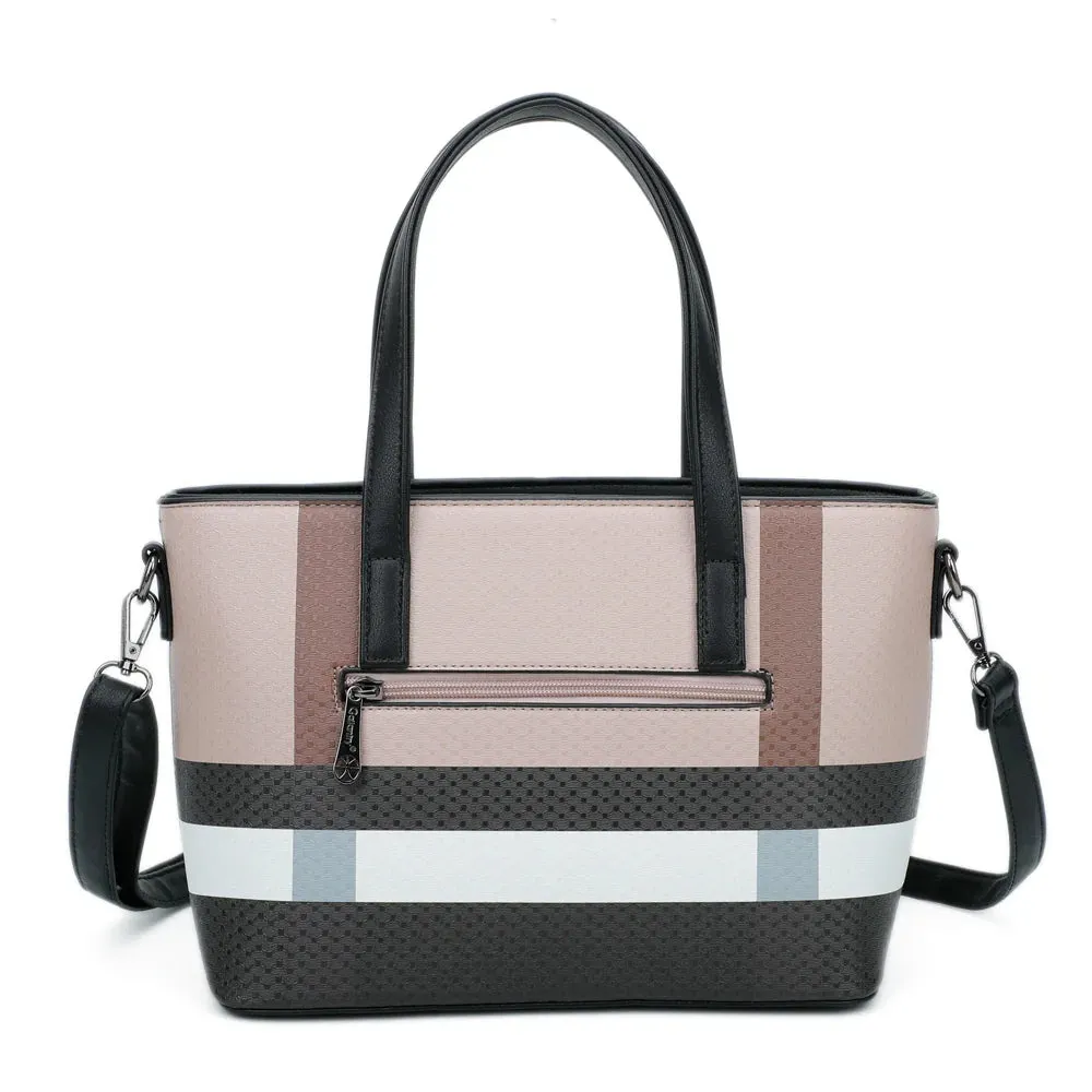 Gallantry Paris Contrast Pop sac à main taupe marron bicolore