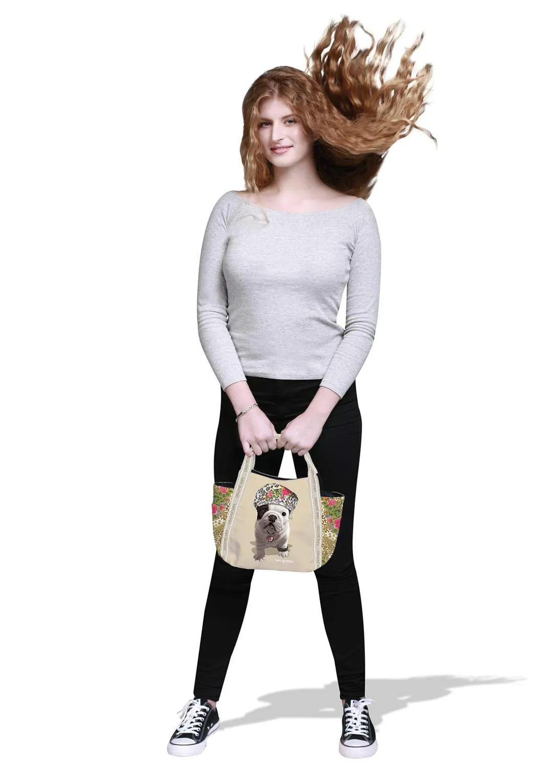 Téo Jasmin Nova petit cabas Vanille 35 cm