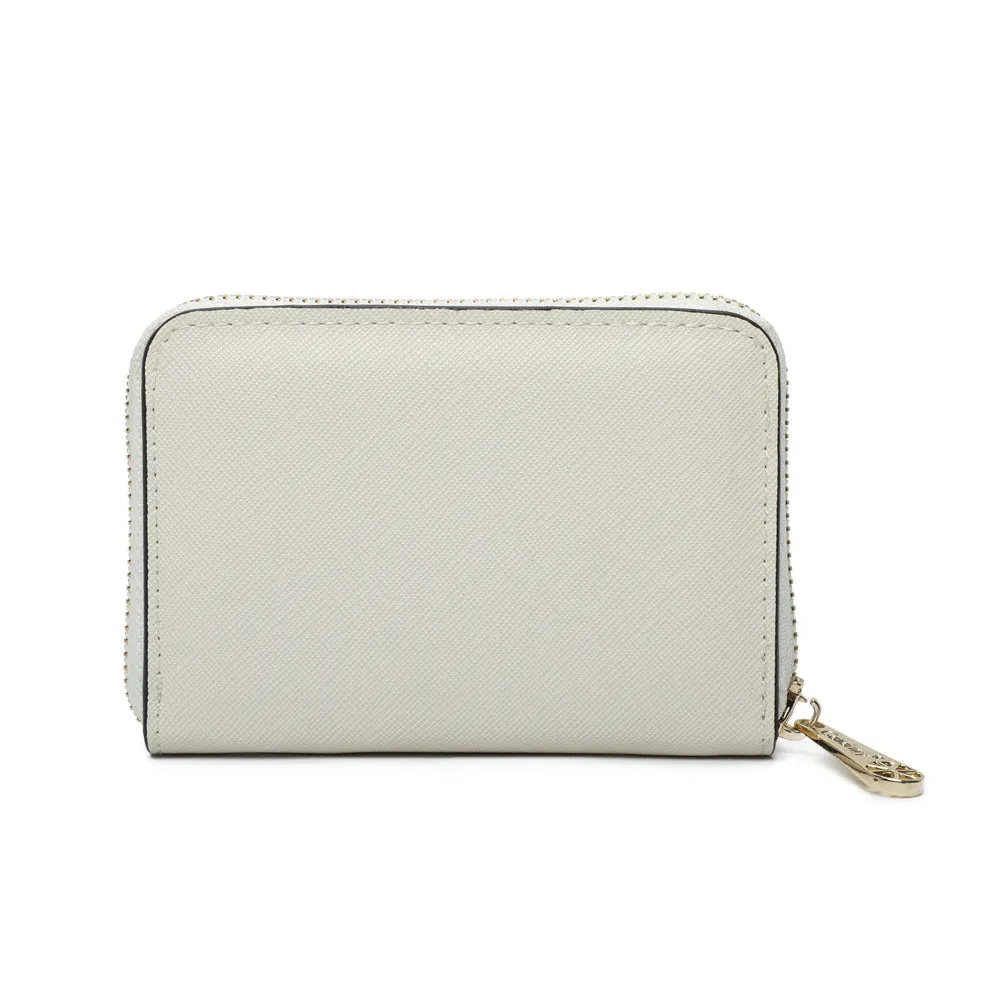 Gallantry Paris Petit Copain portefeuille zippé beige compact