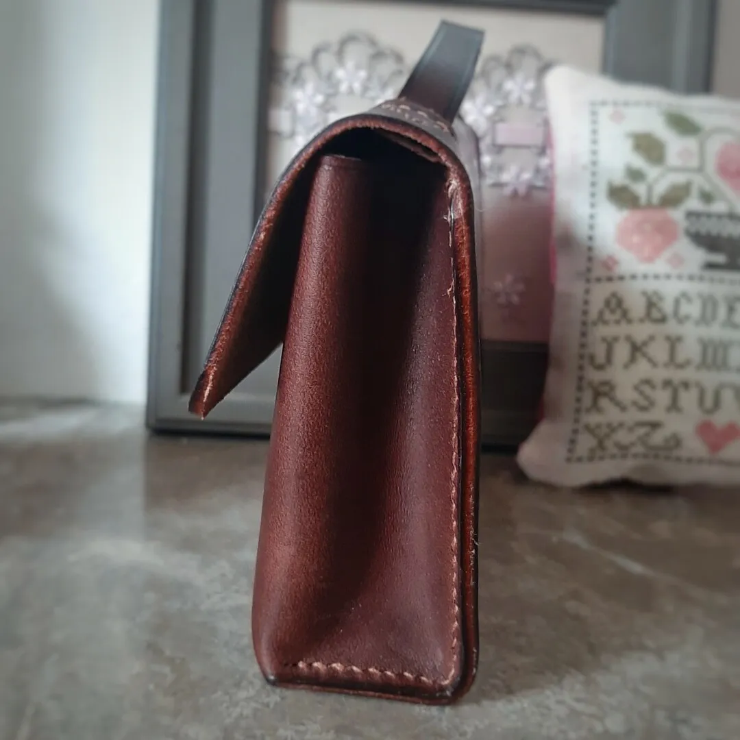 Atelier Anne R Amore petite pochette cuir irisé
