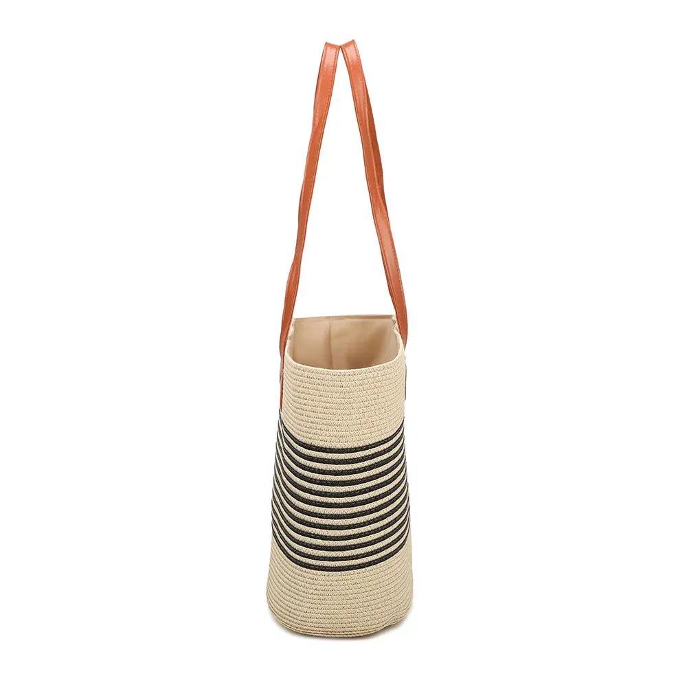 Gallantry Paris Capucine sac cabas beige tressé