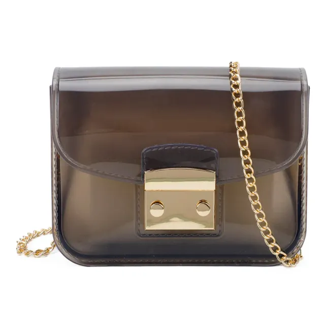 Gallantry Paris Luminance mini sac bandoulière transparent noir