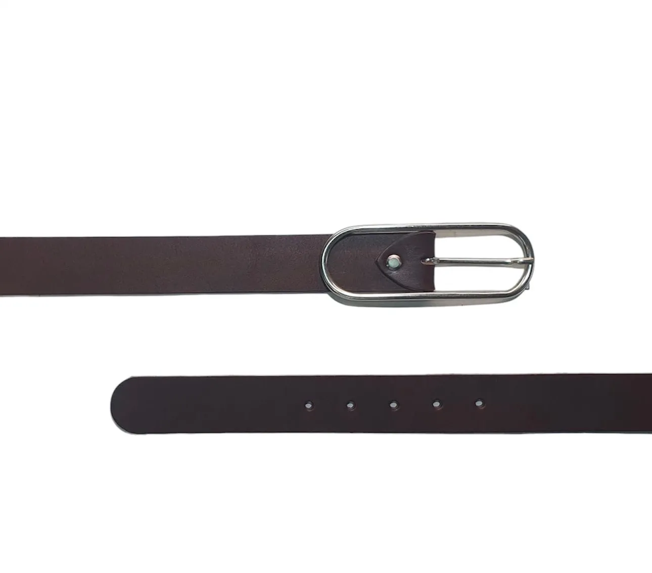 Hexagone Cuir Bella ceinture cuir femme noire 90 cm