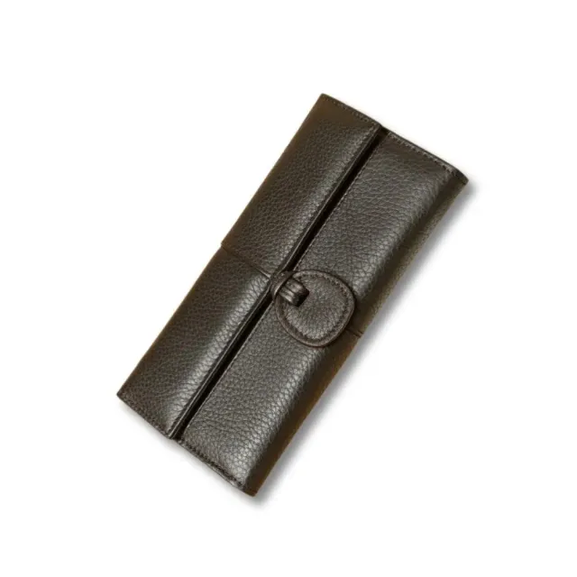 Maison Sacoches Eléora porte-monnaie femme cuir noir