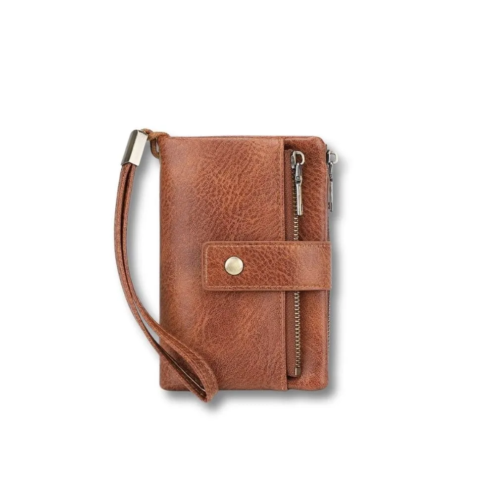 Maison Sacoches Isora Porte-Monnaie Femme Vert Cuir