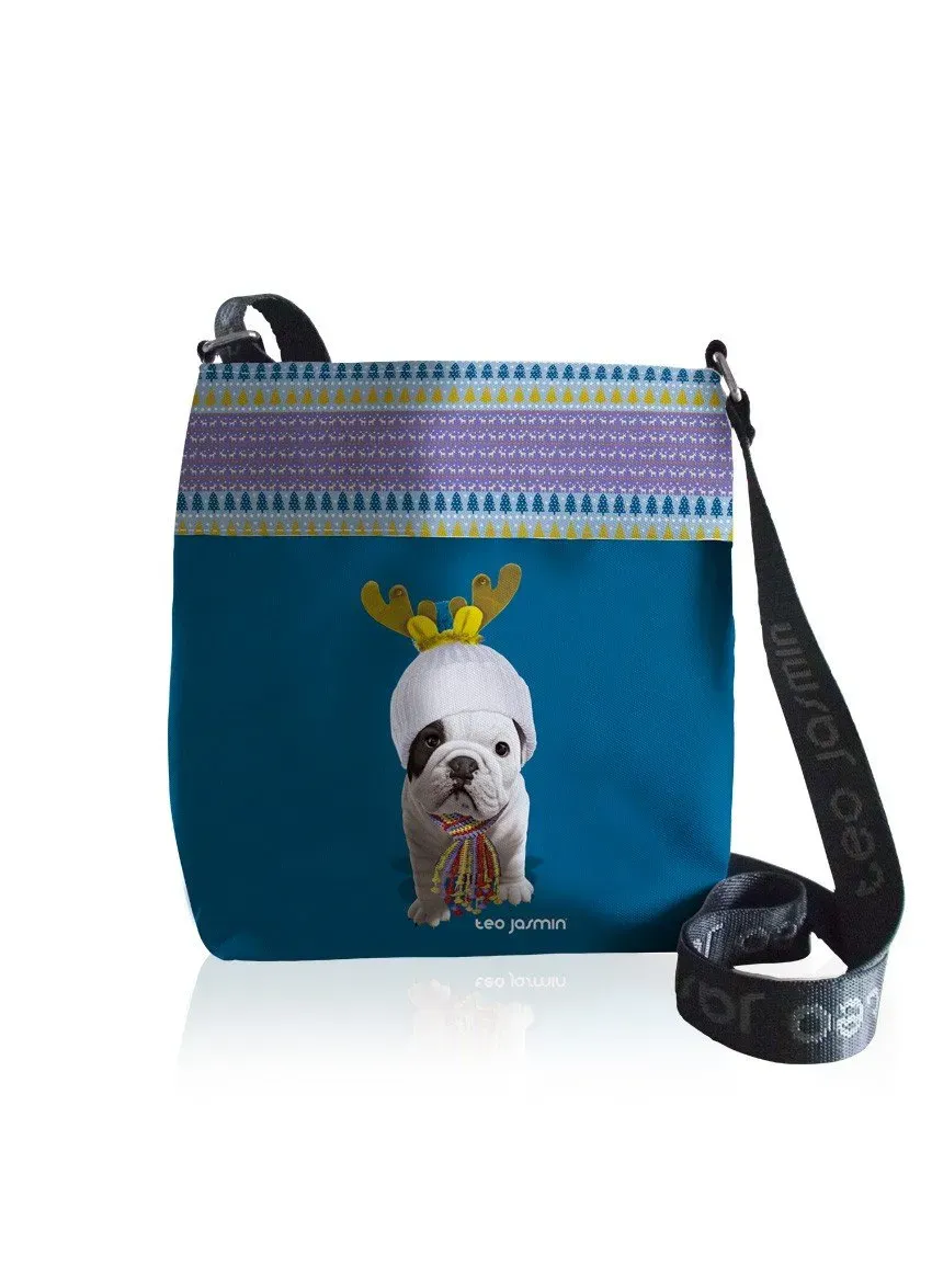 Téo Jasmin Oslo sac bandoulière cobalt 20 cm