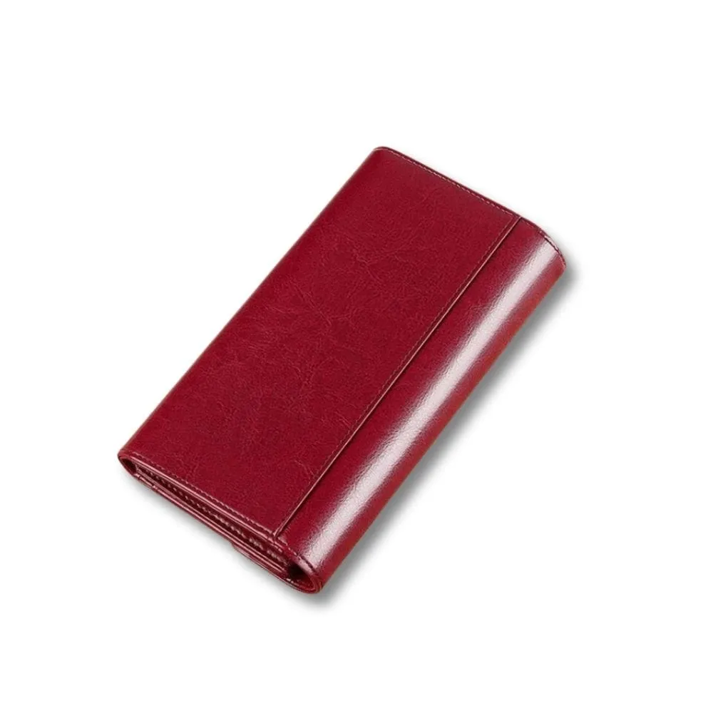 Maison Sacoches Selia porte-monnaie femme rouge cuir