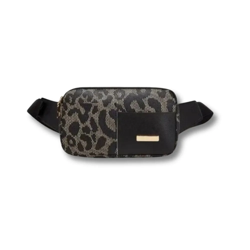 Maison Sacoches Nysa mini banane femme marron portefeuille