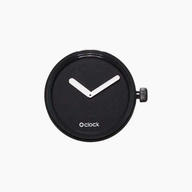 O bag O Clock mécanisme montre noir tone on tone