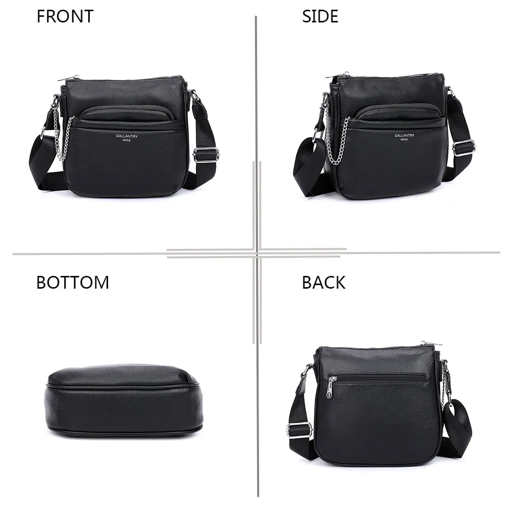 Gallantry Paris Alex sac bandoulière noir zippé