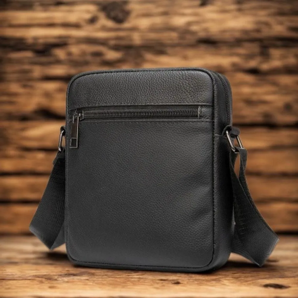 Maison Sacoches Ténor petite sacoche homme cuir grainé