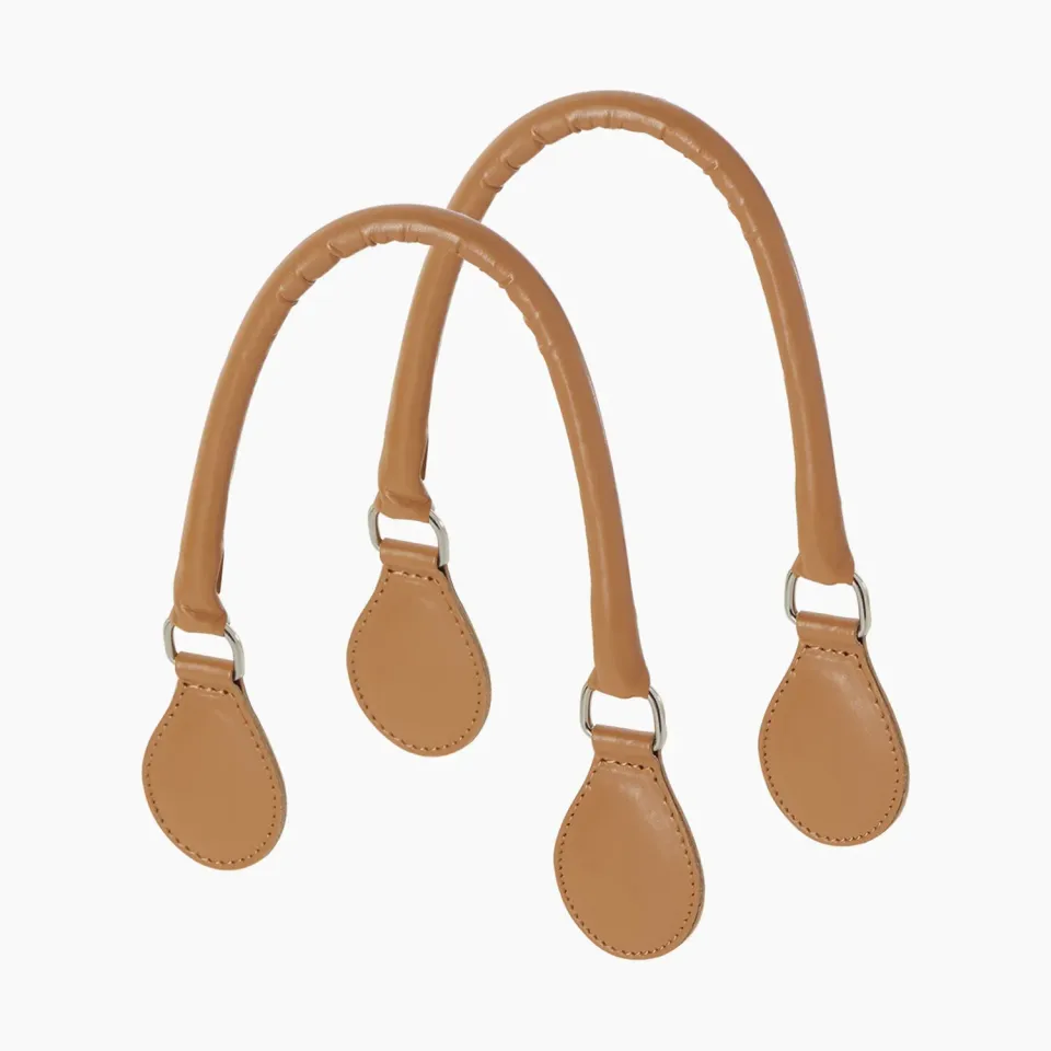 O bag Tubular Micro anse sac cognac goutte