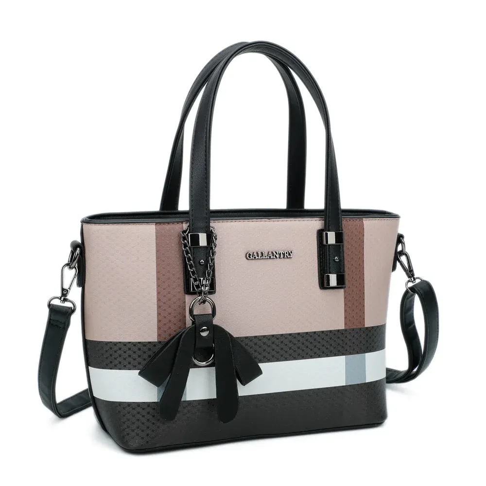 Gallantry Paris Contrast Pop sac à main taupe marron bicolore