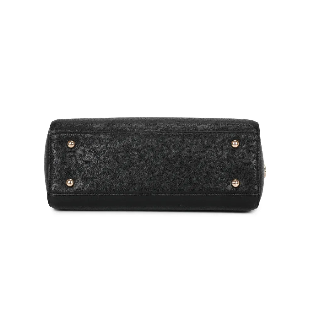 Gallantry Élancia sac à main noir façon saffiano