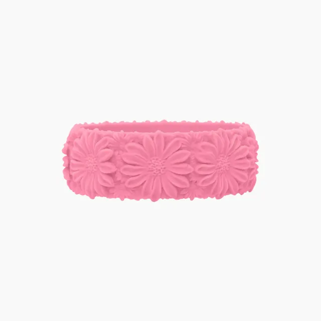 O bag Daisy Big bracelet rose M silicone