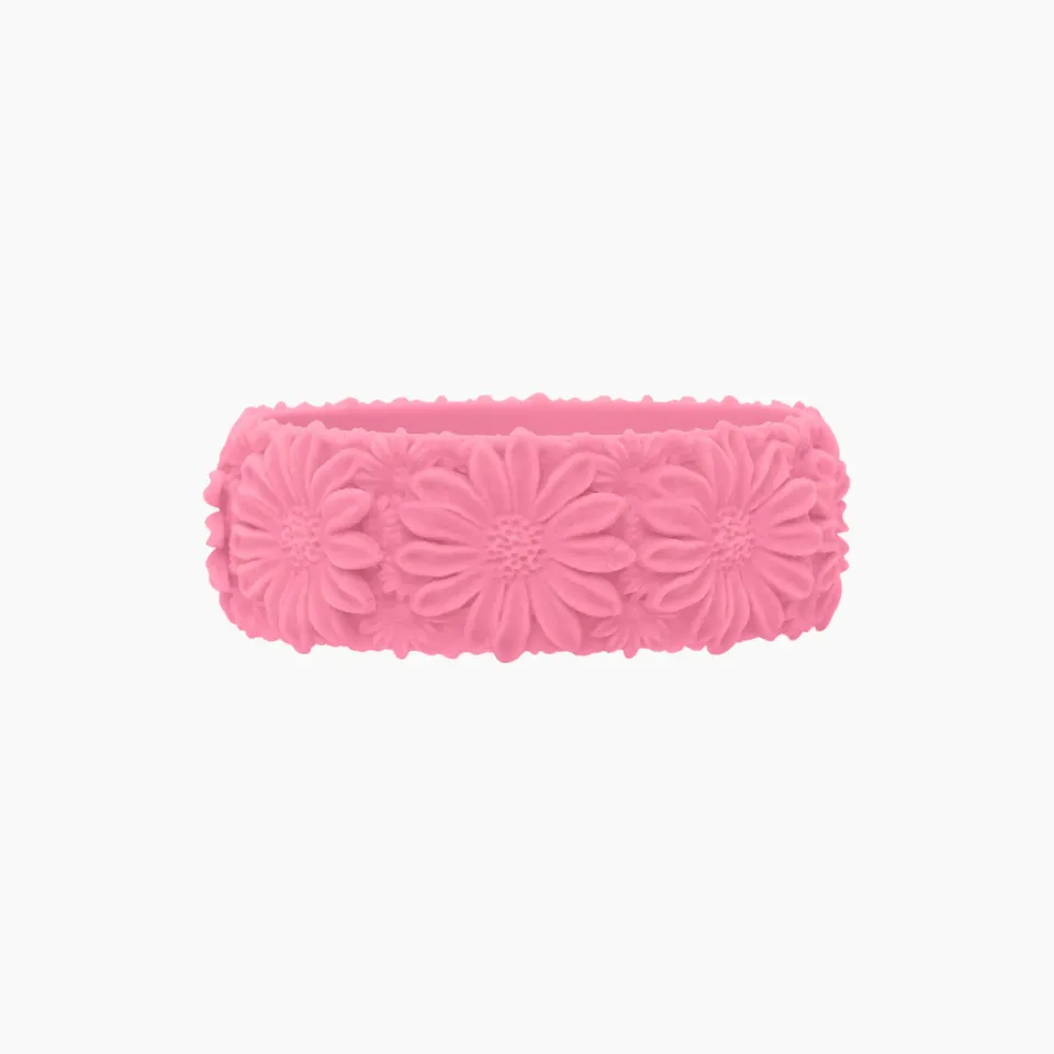 O bag Daisy Big bracelet rose M silicone