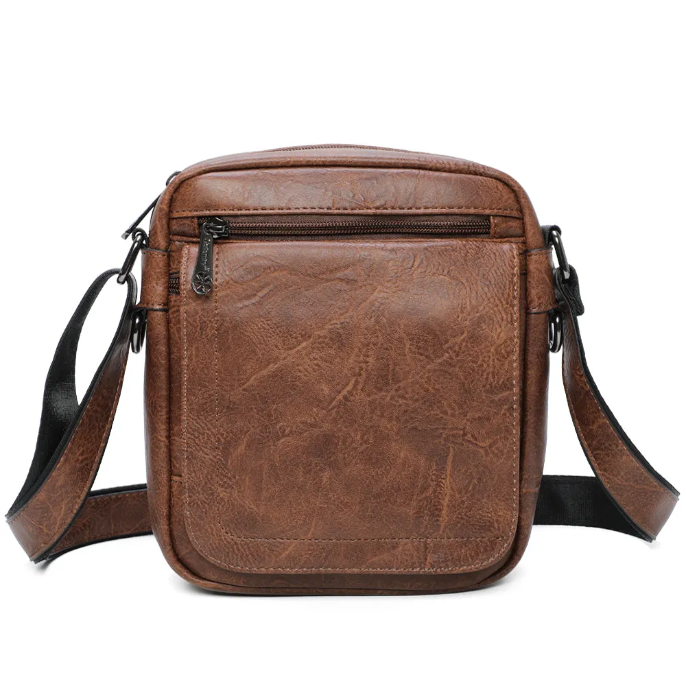 Gallantry Paris Leno Sac Bandoulière Noir effet cuir