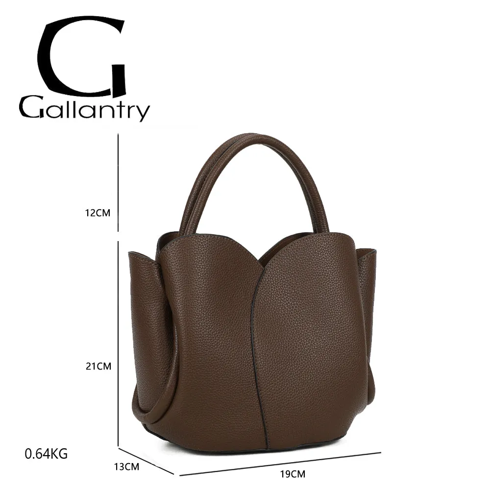 Gallantry La Pétalia sac à main Coffee pétale