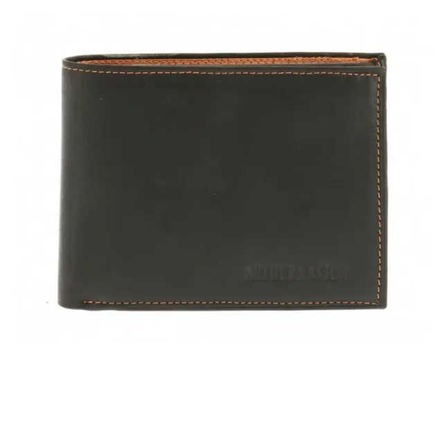 Hexagone Cuir AA Horizon portefeuille noir